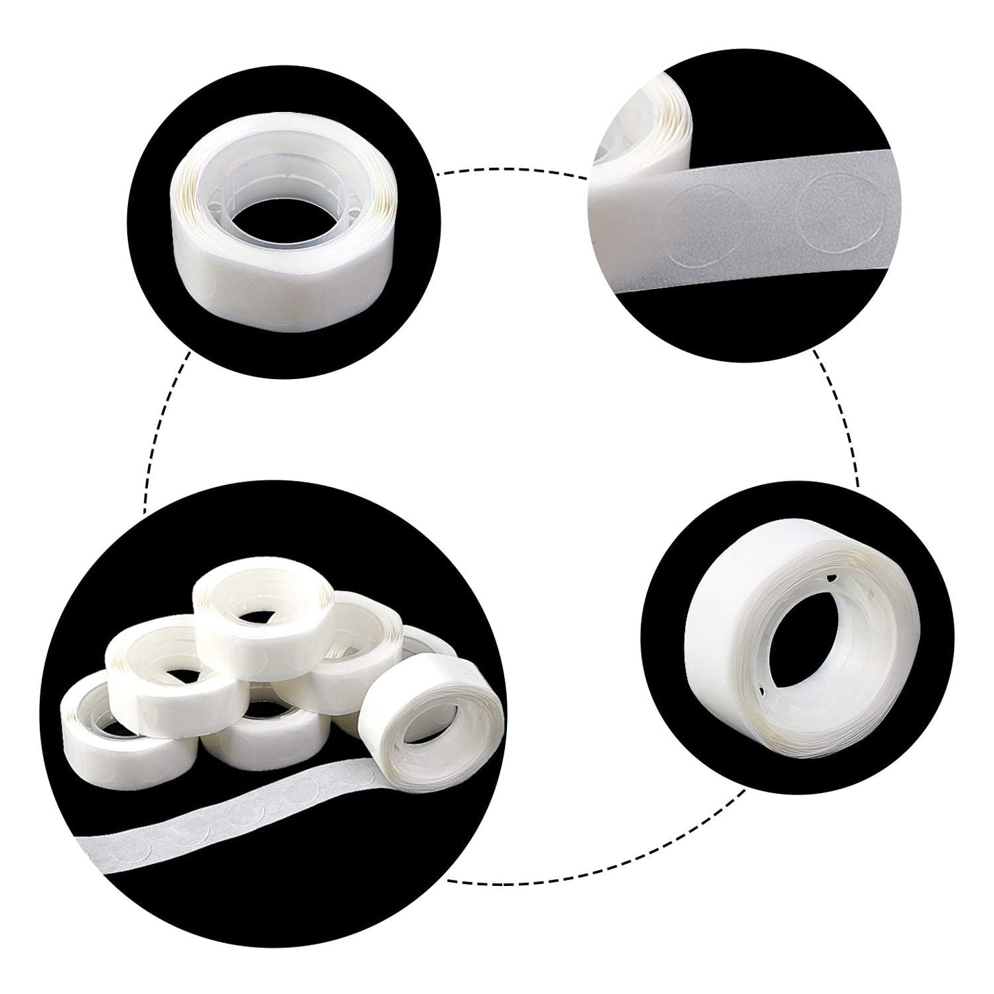 15-Roll Removable Balloon Glue Dot Set